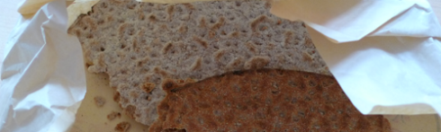 Crunchy and tasty artisan crispbread